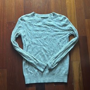 Size XS Banana Republic grey wool crew neck sweater.